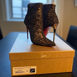 Christian Louboutin - Nancy Bootie 100 Rete/Tule
